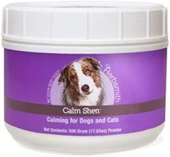 Herbsmith Calm Shen – Herbal Blend For Dogs & Cats – Natural Anxiety Remedy For Dogs & Cats – Feline And Canine Calming Supplement – 75g Powder -Pet Products Shop 41BC3XS SlL. AC