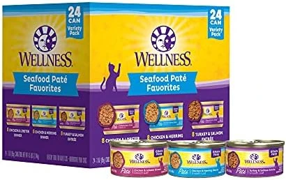 Wellness Complete Health Seafood Pate Favorites Variety Pack, 3 Ounces (Pack Of 24) 13 Wellness Complete Health Seafood Pate Favorites Variety Pack, 3 Ounces (Pack Of 24) - Image 11