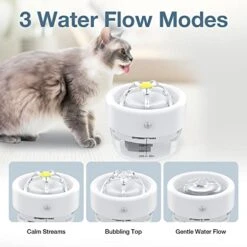 PcEoTllar Cat Water Fountain, Wireless & Rechargeable Battery Operated, Automatic Pet Water Fountain With Filter, 34oz/1L Ultra Quiet Cat Water Dispenser, For Cats, Dogs, Multiple Pets 11 PcEoTllar Cat Water Fountain, Wireless & Rechargeable Battery Operated, Automatic Pet Water Fountain With Filter, 34oz/1L Ultra Quiet Cat Water Dispenser, For Cats, Dogs, Multiple Pets -Pet Products Shop 41COAoTr93L