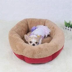 SENERY Winter Warm Beds For Small Dogs Deep Dish Dirt-Resist Waterproof Pet House Soft Comfort Puppy Cat Nest -Pet Products Shop 41Cao7pzkxL. AC