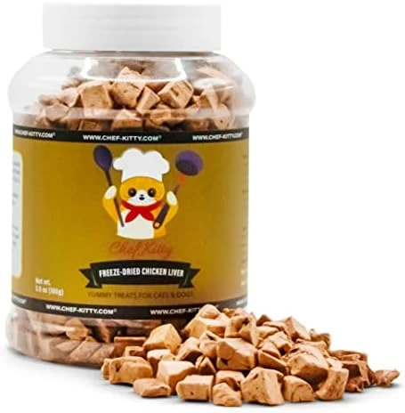 Chef Kitty - Premium Freeze Dried Cat Treats Chicken Liver 3.5oz 7 Chef Kitty - Premium Freeze Dried Cat Treats Chicken Liver 3.5oz - Image 5