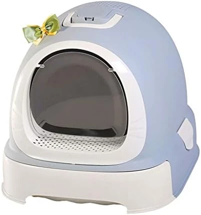 KIZQYN Pet Toilet Cat Litter Bowl Full Closed Drawer Cat Food Cat Toilet Large Cat Sand Bowl Anti-Splashing Cat Pot Pot Pull Deodorant Cat Litter Box (Color : Gray) 11 KIZQYN Pet Toilet Cat Litter Bowl Full Closed Drawer Cat Food Cat Toilet Large Cat Sand Bowl Anti-Splashing Cat Pot Pot Pull Deodorant Cat Litter Box (Color : Gray) - Image 9