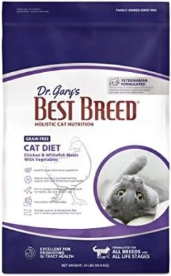 Best Breed Grain Free Cat Diet Made In USA [Natural Dry Cat Food For All Ages] - 4lbs. -Pet Products Shop 41EFv3t7SL. AC