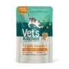 STRELLALAB Vet's Kitchen - Cat Treats For Dental Health - Little Hearts Crunchy Chicken And Duck - 4 X 60g