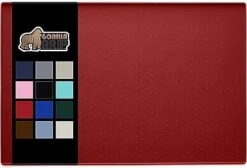 Gorilla Grip 100% Waterproof Raised Edge BPA Free Silicone Pet Feeding Mat, Dog Cat Food Mats Contain Spills Protects Floors, Placemats For Cat And Dog Water Bowl, Pets Accessories 18.5x11.5 Beige -Pet Products Shop 41GNI5Wz3cL. AC