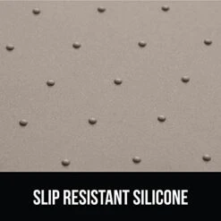 Gorilla Grip 100% Waterproof Raised Edge BPA Free Silicone Pet Feeding Mat, Dog Cat Food Mats Contain Spills Protects Floors, Placemats For Cat And Dog Water Bowl, Pets Accessories 18.5x11.5 Beige -Pet Products Shop 41GT7szsbUL