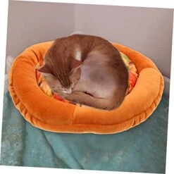 MARMERDO Cat Nest Indoor Cat House Cat Mat For Food Large Outdoor Cat House Plush Pizza Pet Mattress Thermal Dog Bed Cat House Bed Cat Hideaway Kitten Bed Cat Sleeping Mat Cloth The Dog -Pet Products Shop 41HHojycyRL