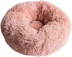 YangYan Super Soft Pet Bed Kennel Dog Round Cat Winter Warm Sleeping Bag Long Plush Puppy Cushion Mat Portable Cat Supplies 46/50/60cm (Color : White Brown, Size : 50cm) -Pet Products Shop 41I2MQJZIGL. AC 2