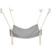 GENERIC Cat Hammocks Bed Pet Cage Hammocks Hanging Soft Pet Bed Pet Supplies For Dogs Bowls (Grey, One Size)