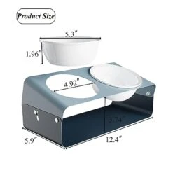 Lkeiyay Ceramic Dog Bowls With Stand - Elevated Raised And Tilted Dog Bowls For Small Dogs,Food And Water Feeding Set -Pet Products Shop 41JcPzeh0RL