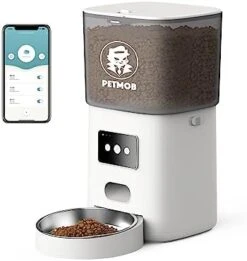 PetMob Automatic WiFi Cat Feeder Single Bowl For Cats And Dogs, App Controlled, 6L Dry Food Dispenser, Timed/Scheduled Meals, Removable Stainless Steel Bowl, Dual Power, Voice Recording (Single Bowl) 19 PetMob Automatic WiFi Cat Feeder Single Bowl For Cats And Dogs, App Controlled, 6L Dry Food Dispenser, Timed/Scheduled Meals, Removable Stainless Steel Bowl, Dual Power, Voice Recording (Single Bowl) -Pet Products Shop 41KL09q4ctL. AC