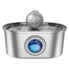 Nestsplus Cat Water Fountain,3.2L/108oz Stainless Steel Automatic Pet Water Fountain,Quiet Pump Dog Water Dispenser With LED Light,Dishwasher Safe,Water Level Window,3 Replacement Filters,for Cat/Dog 1 Nestsplus Cat Water Fountain,3.2L/108oz Stainless Steel Automatic Pet Water Fountain,Quiet Pump Dog Water Dispenser With LED Light,Dishwasher Safe,Water Level Window,3 Replacement Filters,for Cat/Dog -Pet Products Shop 41KdFrwzNiL