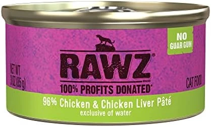 Rawz Natural Premium Pate Canned Cat Wet Food - Made With Real Meat Ingredients No BPA Or Gums -3 Oz Cans (Case Pack Of 18) (Salmon) 10 Rawz Natural Premium Pate Canned Cat Wet Food - Made With Real Meat Ingredients No BPA Or Gums -3 Oz Cans (Case Pack Of 18) (Salmon) - Image 8