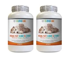 Dog Skin Dry - Pets Healthy Hair And Coat - Boost Immune System - Nail Health - Premium Complex - Dog Quercetin - 120 Treats (2 Bottles)