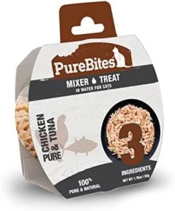 PureBites Wet Mixers | Tuna & Salmon | Only 3 Ingredients | 12-Pack (Packaging May Vary) -Pet Products Shop 41MCBX8rQQL. AC