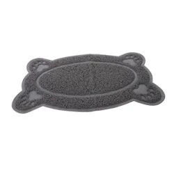 3pcs Cat Litter Rug Non Skid Rug Silicone Desk Mat Cat Litter Mat Small Claw Grinding Mat Dog Tablemat Dog Feeding Tablemat Pet Dog Pets Cat Litter Pets PVC Pets Carpet Trash Can