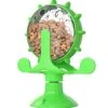 PEPDRO Rotatable Pet Bowl Raised Cat Food Toy Pet IQ Toys For Small Pet Slow Feeder Toy Windmill Interactive Toys Multifunctional Windmill Feeder Cat Toy With Suction Cup Cat Windmill Slow Feeder Toys