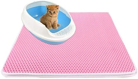 Asdf586io Pets Public Accessories, Dual Layer Waterproof Honeycomb Non-Slip Cat Litter Mat Floor Pad Pet Supply - Pink 30x30cm 15 Asdf586io Pets Public Accessories, Dual Layer Waterproof Honeycomb Non-Slip Cat Litter Mat Floor Pad Pet Supply - Pink 30x30cm - Image 13