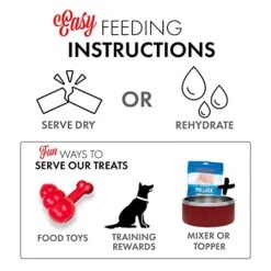 Grandma Lucy's Freeze-Dried Pollock Single Ingredient Dog And Cat Treats 1.5oz -Pet Products Shop 41N84z3ERtL