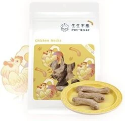 PET-EVER Freeze Dried Raw Cat And Dog Treats Single Ingredient HypoallergenicHumanely Raised Factory Made,Freeze Dried Chicken Necks,3.5oz -Pet Products Shop 41Nm8Cs2DCL. AC