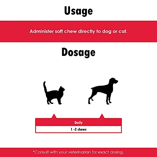 Mela-Vet Melatonin Soft Chews For Dogs And Cats - Helps Reduce Stress And Tension - Veterinarian Approved Anti-Shedding Supplements And Antioxidants (120 Count) 6 Mela-Vet Melatonin Soft Chews For Dogs And Cats - Helps Reduce Stress And Tension - Veterinarian Approved Anti-Shedding Supplements And Antioxidants (120 Count) - Image 4