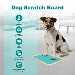 Tiatailtoys Foam Padded Dog Nail Scratch Board - Dog Scratch Pad For Nails - Scratch Boards For Dogs - Pet Grooming - Stress-Free Playtime - Safe & Easy To Train - Pet Care & Dog Products Gift 12 Tiatailtoys Foam Padded Dog Nail Scratch Board - Dog Scratch Pad For Nails - Scratch Boards For Dogs - Pet Grooming - Stress-Free Playtime - Safe & Easy To Train - Pet Care & Dog Products Gift -Pet Products Shop 41PARdQuozL