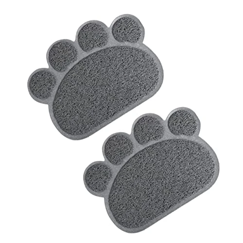 Hohopeti 2pcs Cat Mat Cat Litter Mat Dog Training Pads Puppy Washing Mat Anti-Skid Dog Pad Cat Drinking Bowl Pad PVC Food Mat Small Animals PVC Grey Water Proof Pet Feeding Mat Cat Food Pad 3 Hohopeti 2pcs Cat Mat Cat Litter Mat Dog Training Pads Puppy Washing Mat Anti-Skid Dog Pad Cat Drinking Bowl Pad PVC Food Mat Small Animals PVC Grey Water Proof Pet Feeding Mat Cat Food Pad