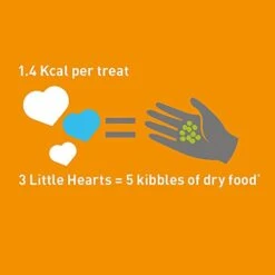 STRELLALAB Vet's Kitchen - Cat Treats For Dental Health - Little Hearts Crunchy Chicken And Duck - 4 X 60g -Pet Products Shop 41PoQt9URML