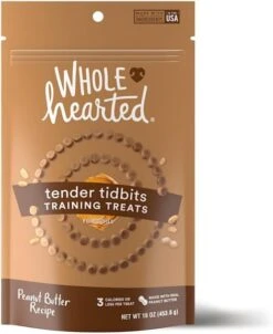 WholeHearted Grain-Free Tender Tidbits Peanut Butter Recipe Dog Training Treats, 16 Oz. -Pet Products Shop 41QGICV76rL. AC