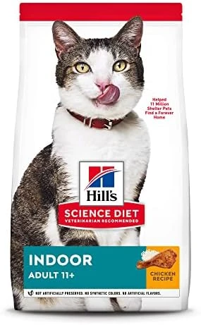 Hill's Science Diet Dry Cat Food, Adult 11+, Indoor, Chicken Recipe, 7 Lb. Bag 8 Hill's Science Diet Dry Cat Food, Adult 11+, Indoor, Chicken Recipe, 7 Lb. Bag - Image 6