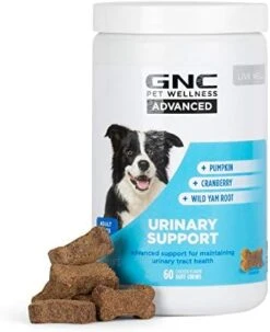 GNC For Pets Advanced Urinary Support For Dogs | Soft Chew Dog Supplement For All Dogs Urinary Tract Support | 60ct Soft Chews Chicken Flavor Dog Supplement For Urinary Health 29 GNC For Pets Advanced Urinary Support For Dogs | Soft Chew Dog Supplement For All Dogs Urinary Tract Support | 60ct Soft Chews Chicken Flavor Dog Supplement For Urinary Health -Pet Products Shop 41Sf2C hJ8L. AC