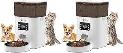 Ciays Automatic Cat Feeders, 4L Cat Food Dispenser Up To 20, 6 Meals Per Day, Pet Dry Food Dispenser For Small Medium Cats Dogs, Dual Power Supply & Voice Recorder, White 15 Ciays Automatic Cat Feeders, 4L Cat Food Dispenser Up To 20, 6 Meals Per Day, Pet Dry Food Dispenser For Small Medium Cats Dogs, Dual Power Supply & Voice Recorder, White -Pet Products Shop 41SfwDPq5lL. AC