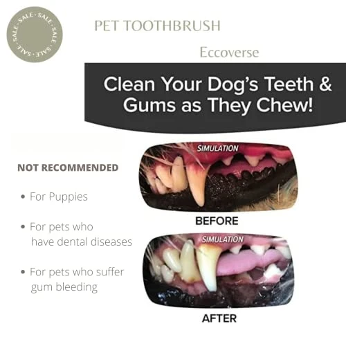 GENERIC ECCOVERSE PET Cleaning KIT For Dog's Teeth Cleaning Pets Dental Care Harmless Cleaning Kit Pets Oral Health Eco-Friendly, White (PTB24) 6 GENERIC ECCOVERSE PET Cleaning KIT For Dog's Teeth Cleaning Pets Dental Care Harmless Cleaning Kit Pets Oral Health Eco-Friendly, White (PTB24) - Image 4