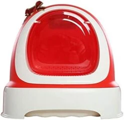 Luckxuan Cat Litter Box Cat Litter Bowl Full Closed Drawer Cat Food Cat Toilet Large Cat Sand Bowl Anti-Splashing Cat Pot Pot Pull Deodorant Cats Litter Pan (Color : Red) 14 Luckxuan Cat Litter Box Cat Litter Bowl Full Closed Drawer Cat Food Cat Toilet Large Cat Sand Bowl Anti-Splashing Cat Pot Pot Pull Deodorant Cats Litter Pan (Color : Red) -Pet Products Shop 41T5LlmetxL. AC