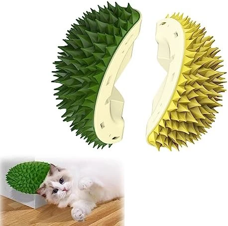 Durian Multifunctional Toys,Durian Cat Scratcher, Durian Shell Cat, Massaging And Removing Floating Hair Cat Dog Toys (2 Pcs) 9 Durian Multifunctional Toys,Durian Cat Scratcher, Durian Shell Cat, Massaging And Removing Floating Hair Cat Dog Toys (2 Pcs) - Image 7