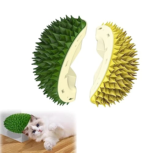 Durian Multifunctional Toys,Durian Cat Scratcher, Durian Shell Cat, Massaging And Removing Floating Hair Cat Dog Toys (2 Pcs) 3 Durian Multifunctional Toys,Durian Cat Scratcher, Durian Shell Cat, Massaging And Removing Floating Hair Cat Dog Toys (2 Pcs)
