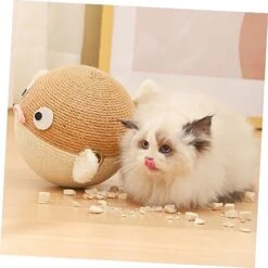 PATKAW Toys Sisal Rope Household Cat Scratcher Wear-Resistant Scratching Ball Cat Scratcher Ball Wear-Resistant Scratching Board Cat Treat Toy Dog Treat Dispenser Pet Cat Supplies 15 PATKAW Toys Sisal Rope Household Cat Scratcher Wear-Resistant Scratching Ball Cat Scratcher Ball Wear-Resistant Scratching Board Cat Treat Toy Dog Treat Dispenser Pet Cat Supplies -Pet Products Shop 41U3iVJD6iL