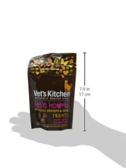 STRELLALAB Vet's Kitchen - Cat Treats For Dental Health - Little Hearts Crunchy Chicken And Duck - 4 X 60g -Pet Products Shop 41V4TYysyeL