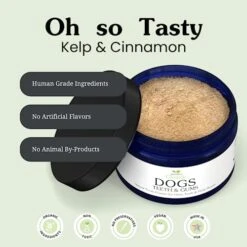 Isabella's Clearly Teeth & Gums For Dogs, Natural Toothpaste Powder Freshens Breath, Fights Plaque, Reduces Tartar | Tasty Cinnamon With Coconut And Kelp | Vegan, Made In The USA (Without Toothbrush) 13 Isabella's Clearly Teeth & Gums For Dogs, Natural Toothpaste Powder Freshens Breath, Fights Plaque, Reduces Tartar | Tasty Cinnamon With Coconut And Kelp | Vegan, Made In The USA (Without Toothbrush) -Pet Products Shop 41V91K3TMoL