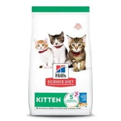 Hill's Science Diet Kitten Ocean Fish & Brown Rice Recipe Dry Cat Food, 3.5 Lb. Bag