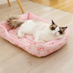 MEIYITIAN Cat Litter Dog Litter Summer Ice-Cold Mat Cool Litter Cooling Heat Dissipation Waterproof Scratch-Proof Cool Breathable Cartoon Pet Supplies -Pet Products Shop 41Vi5HP0a1L