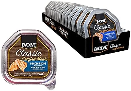 Evolve Classic Crafted Meals Salmon Recipe Cat Food (Pack Of 15) 6 Evolve Classic Crafted Meals Salmon Recipe Cat Food (Pack Of 15) - Image 4