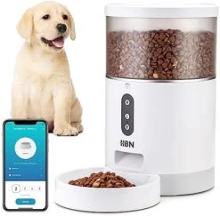 HBN Automatic Cat Feeders, 4L Dog Food Dispenser Dry Food,Work With Alexa And Voice Recorder,2.4Ghz Wi-Fi Enabled App Control 9 HBN Automatic Cat Feeders, 4L Dog Food Dispenser Dry Food,Work With Alexa And Voice Recorder,2.4Ghz Wi-Fi Enabled App Control -Pet Products Shop 41Y7QV Mh5L. AC