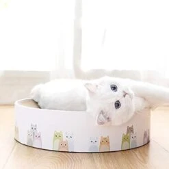 Yliping Cat Scratching Plate Claws Corrugated Paper Cat Litter Wear Cat Claw Board Cat Supplies Cat Toys (Size : B(L)) -Pet Products Shop 41YCywALcL. AC 1