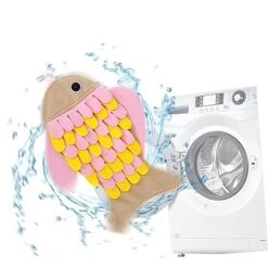 Pet Feeder Colorful Educational Detachable Sniff Portable Cat Smell Simulation Dog Pad Mat Cushion For Fish Pet Pet Slow Feeder -Pet Products Shop 41a2svxxM1L