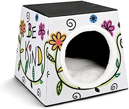 Printed Cat Cube Kitty House Indoor Cats Bed Cat Sofa Small Dogs Shelter Warm And Cozy Fried Chicken Foods 9 Printed Cat Cube Kitty House Indoor Cats Bed Cat Sofa Small Dogs Shelter Warm And Cozy Fried Chicken Foods - Image 7
