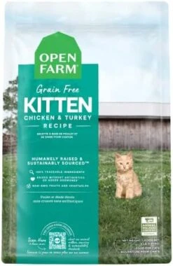 Open Farm Wild-Caught Salmon Grain-Free Dry Cat Food, Responsibly Sourced Pacific Salmon Recipe With Non-GMO Superfoods And No Artificial Flavors Or Preservatives, 2 Lbs -Pet Products Shop 41azACQLKtL. AC