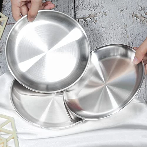 Stainless Steel Cat Dishes For Food And Water Bowls For Small Pets -4 Sets Flat Style 9 Stainless Steel Cat Dishes For Food And Water Bowls For Small Pets -4 Sets Flat Style - Image 7