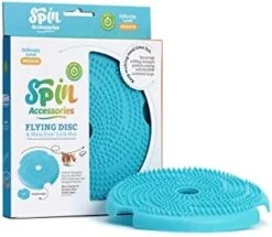 PetDreamHouse Spin Disc Slow Feeding Dog Bowl Insert And Frisbee, Slow Feeder Accessory Lick Mat, Blue -Pet Products Shop 41bFE5tX1wL. AC