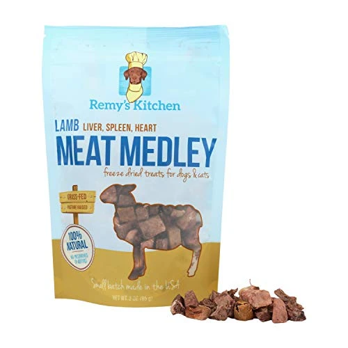 Remy's Kitchen Lamb Meat Medley Freeze-Dried Treats For Dogs And Cats 4 Remy's Kitchen Lamb Meat Medley Freeze-Dried Treats For Dogs And Cats - Image 2